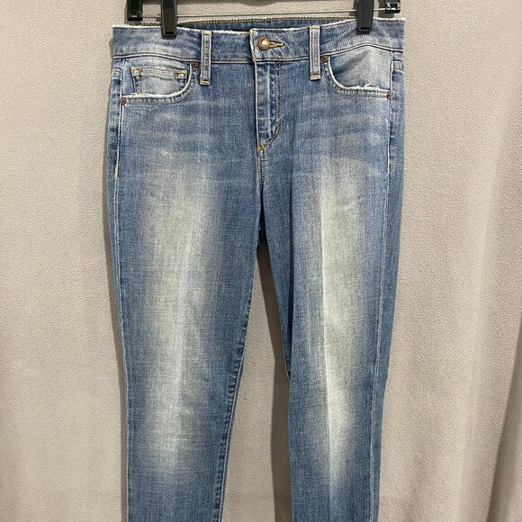 Joe's Jeans Pants - Joe’s Jeans Skinny Ankle Jeans Size 26 Raw Hem Light Wash Stretch